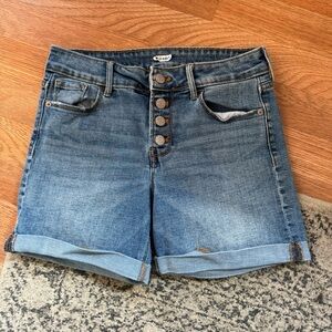🔴 Old Navy Size 2 Denim Buttonfly Shorts